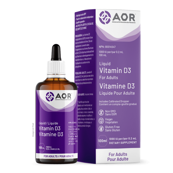 AOR Vitamin D3 Liquid - Healthy Solutions