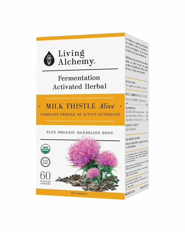 Living Alchemy Milk Thistle Alive | Complete Profile of Active Nutrients - Healthy Solutions