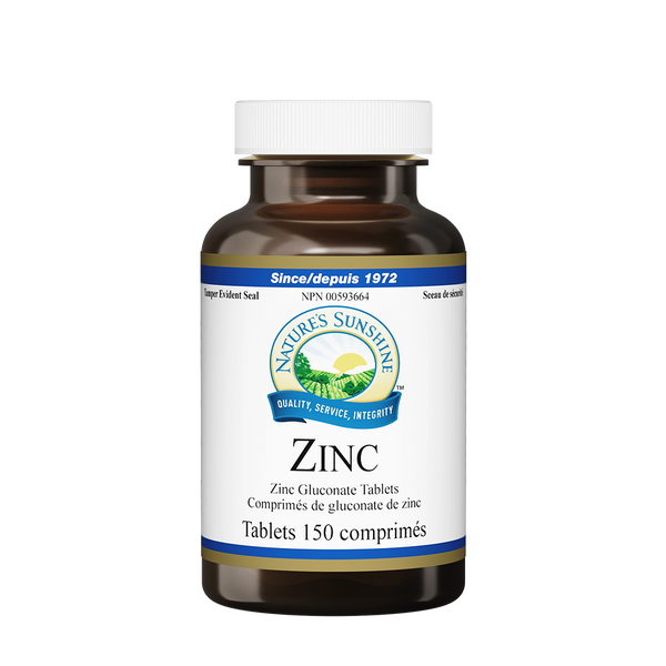 Nature's Sunshine Zinc 25mg - Healthy Solutions
