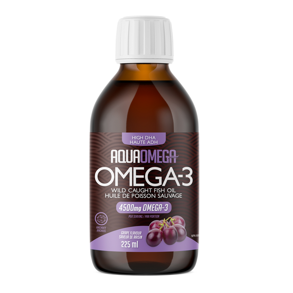 AquaOmega High DHA Grape Flavour - Healthy Solutions